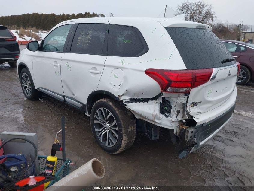 2017 Mitsubishi Outlander Es VIN: JA4AD2A30HZ021011 Lot: 38496319