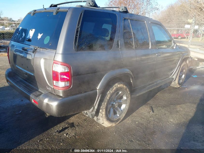 2004 Nissan Pathfinder Le Platinum VIN: JN8DR09Y04W916622 Lot: 38496364