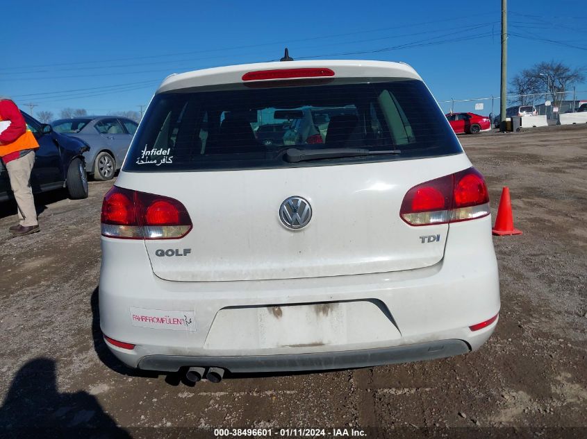 2011 Volkswagen Golf Tdi 2-Door VIN: WVWBM7AJ3BW181768 Lot: 38496601