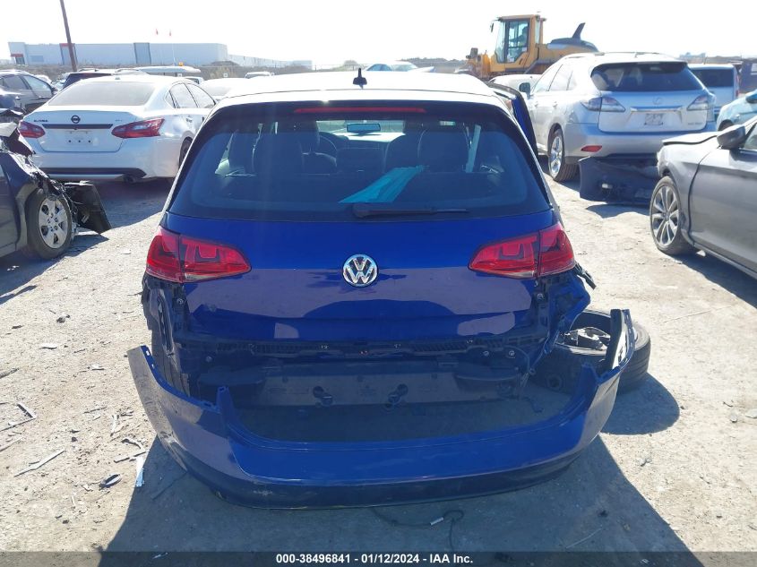 2015 Volkswagen Golf R 4-Door VIN: WVWLF7AU1FW298649 Lot: 38496841