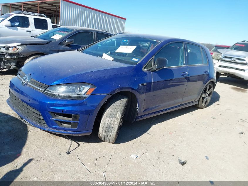 2015 Volkswagen Golf R 4-Door VIN: WVWLF7AU1FW298649 Lot: 38496841