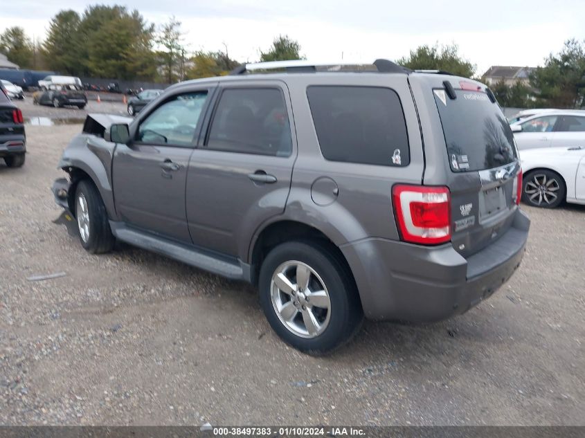 2012 Ford Escape Limited VIN: 1FMCU9EG9CKA62027 Lot: 38497383