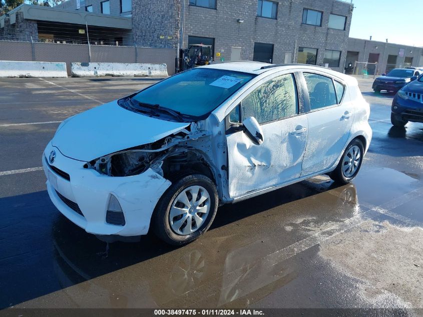 JTDKDTB36C1504492 2012 Toyota Prius C Two