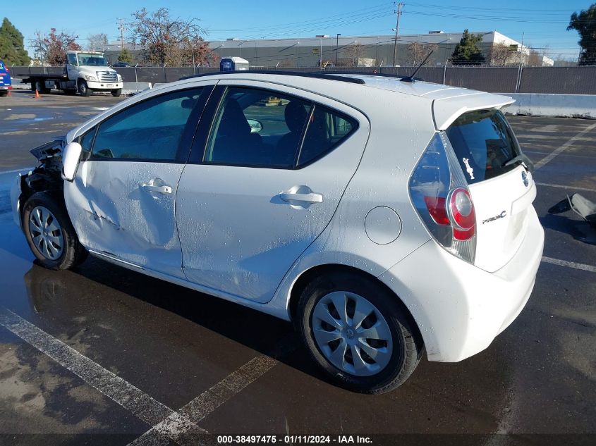 JTDKDTB36C1504492 2012 Toyota Prius C Two