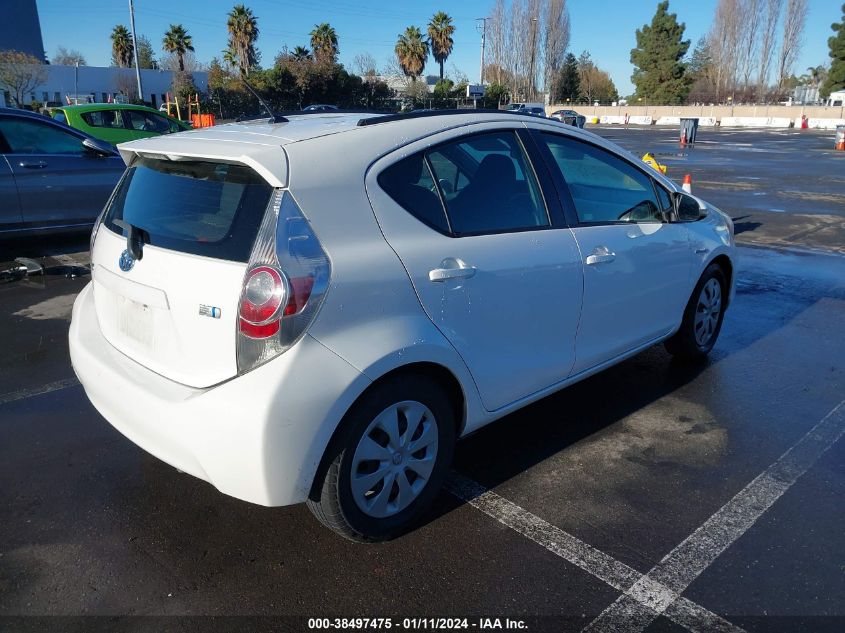 JTDKDTB36C1504492 2012 Toyota Prius C Two