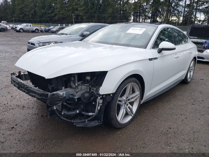 2019 Audi A5 45 Premium VIN: WAUENCF54KA079243 Lot: 38497489