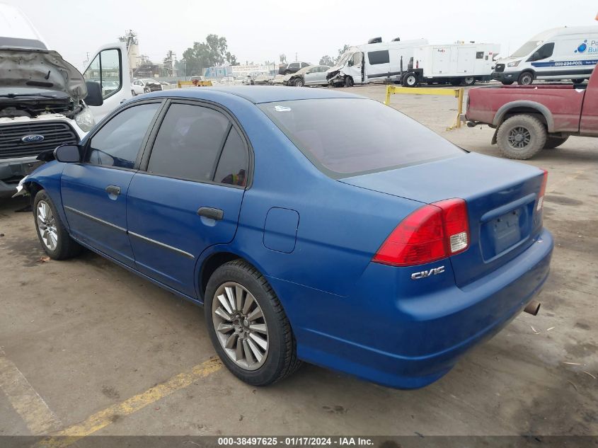 2HGES16385H594221 2005 Honda Civic Vp