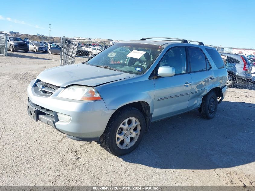 2002 Acura Mdx Touring Pkg VIN: 2HNYD18682H531638 Lot: 38497726