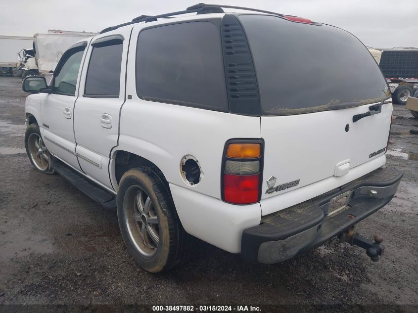 2002 Chevrolet Tahoe Lt VIN: 1GNEC13Z32R148792 Lot: 38599251