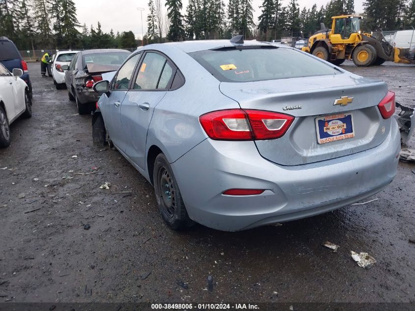 2018 Chevrolet Cruze Ls Auto VIN: 1G1BC5SM6J7122134 Lot: 38498005