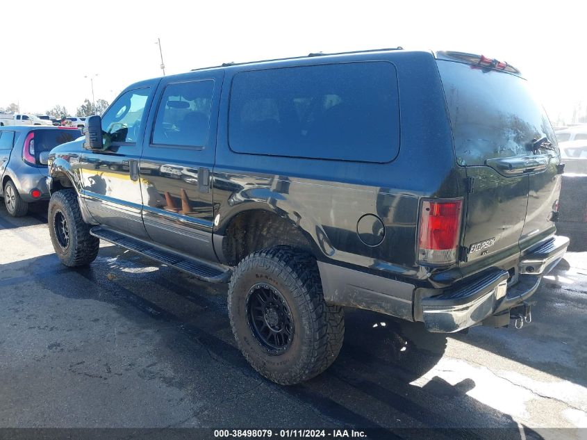 2003 Ford Excursion Xlt VIN: 1FMSU41P43EC17876 Lot: 38498079