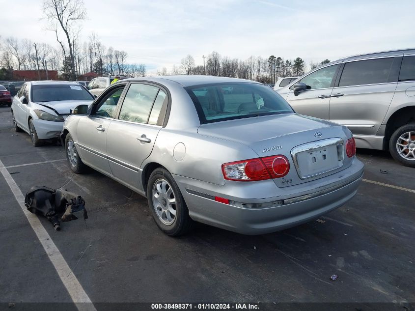 2005 Kia Amanti VIN: KNALD124855066424 Lot: 38498371