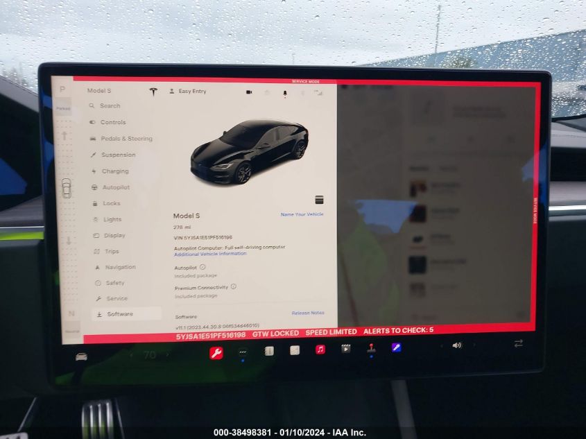 5YJSA1E51PF516198 2023 TESLA MODEL S - Image 19