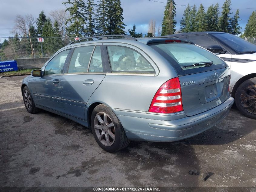 2005 Mercedes-Benz C 240 Luxury VIN: WDBRH61J25F597939 Lot: 38498464