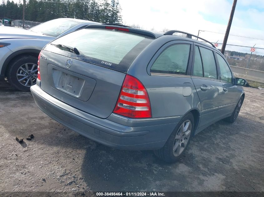 2005 Mercedes-Benz C 240 Luxury VIN: WDBRH61J25F597939 Lot: 38498464