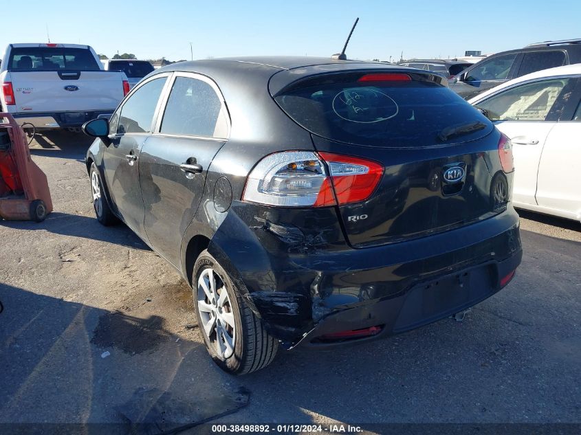 2012 Kia Rio VIN: KNADM5A3506017130 Lot: 38498892