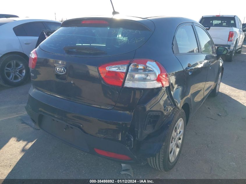 2012 Kia Rio VIN: KNADM5A3506017130 Lot: 38498892