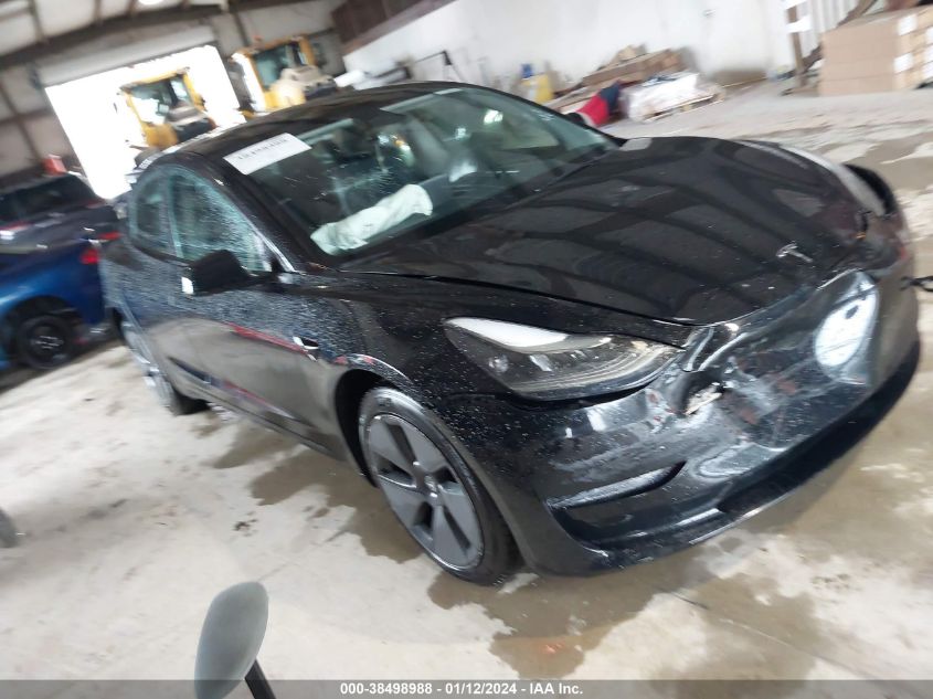 2023 Tesla Model 3 Rear-Wheel Drive VIN: 5YJ3E1EA6PF433551 Lot: 38498988