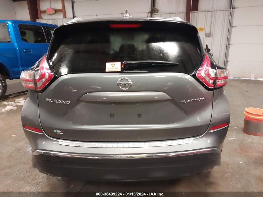 2018 Nissan Murano Platinum VIN: 5N1AZ2MG9JN170810 Lot: 38499224