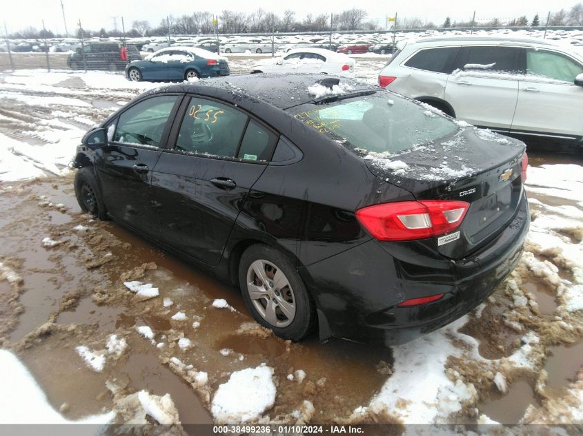 2017 Chevrolet Cruze Ls Auto VIN: 1G1BC5SM5H7211882 Lot: 38499236