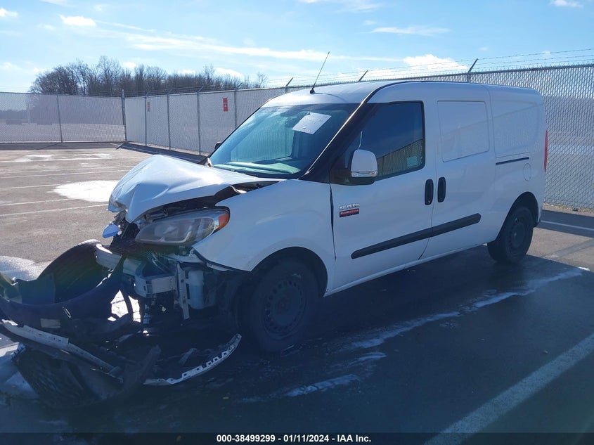 2017 Ram Promaster City Tradesman Slt VIN: ZFBERFBB2H6D63542 Lot: 38499299