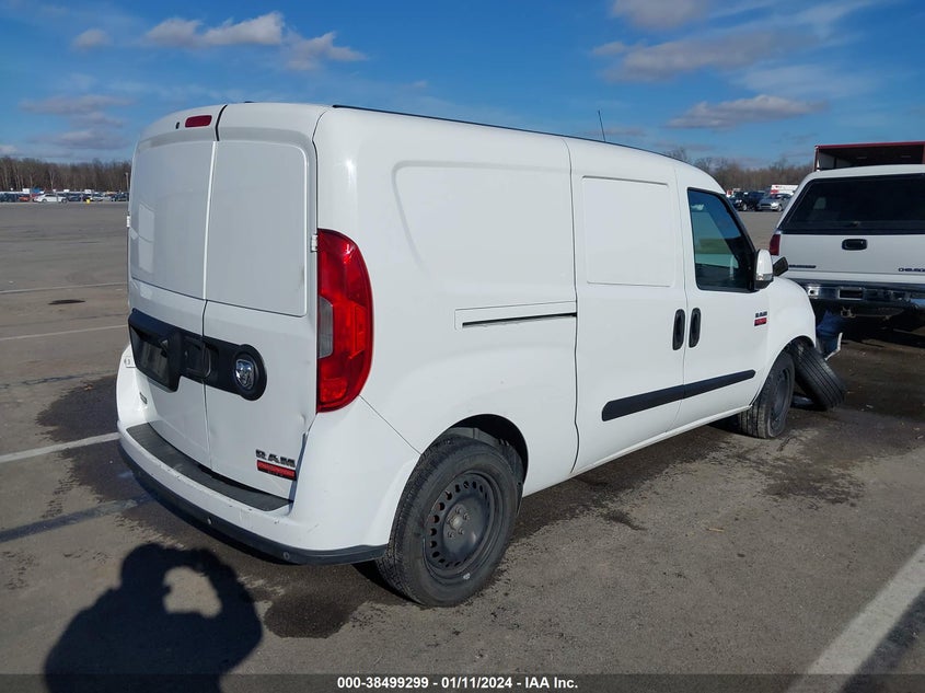 2017 Ram Promaster City Tradesman Slt VIN: ZFBERFBB2H6D63542 Lot: 38499299