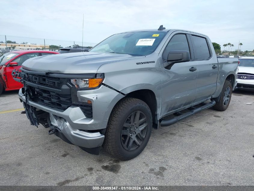 2024 Chevrolet Silverado 1500 2Wd Short Bed Custom VIN: 1GCPABEK4RZ175118 Lot: 38499347