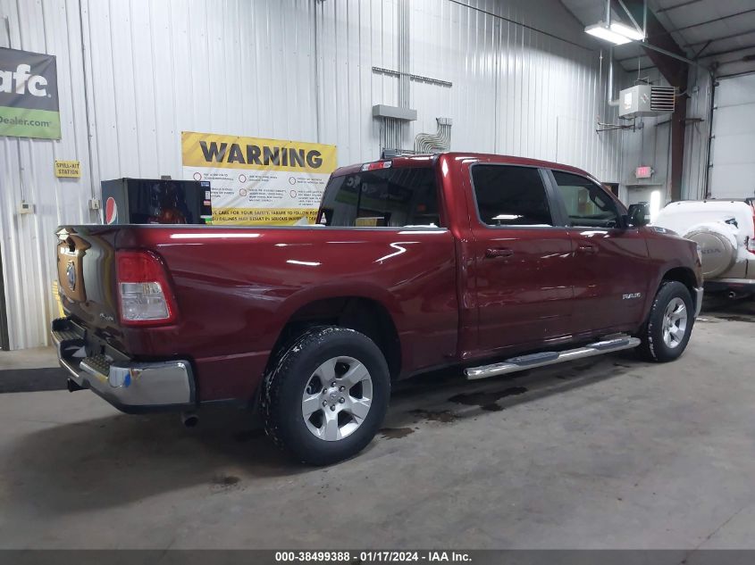 2022 Ram 1500 Big Horn 4X4 6'4 Box VIN: 1C6RRFMGXNN439263 Lot: 38499388