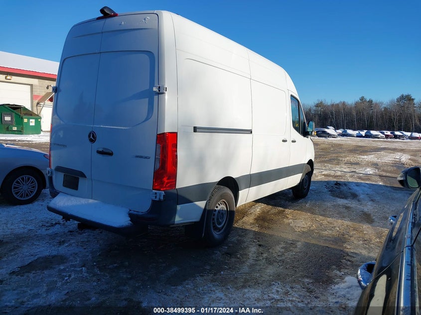 2020 Mercedes-Benz Sprinter 2500 Standard Roof V6 VIN: W1Y4EBHY1LT024086 Lot: 38499395