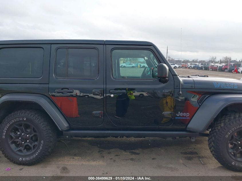 2023 Jeep Wrangler 4Xe 4X4 VIN: 1C4JJXN68PW629052 Lot: 38499629