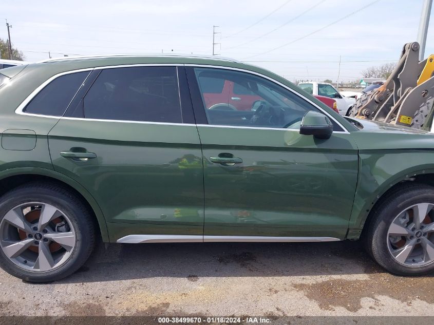 2023 Audi Q5 Premium Plus 40 Tfsi Quattro S Tronic VIN: WA1BBAFYXP2084245 Lot: 38499670