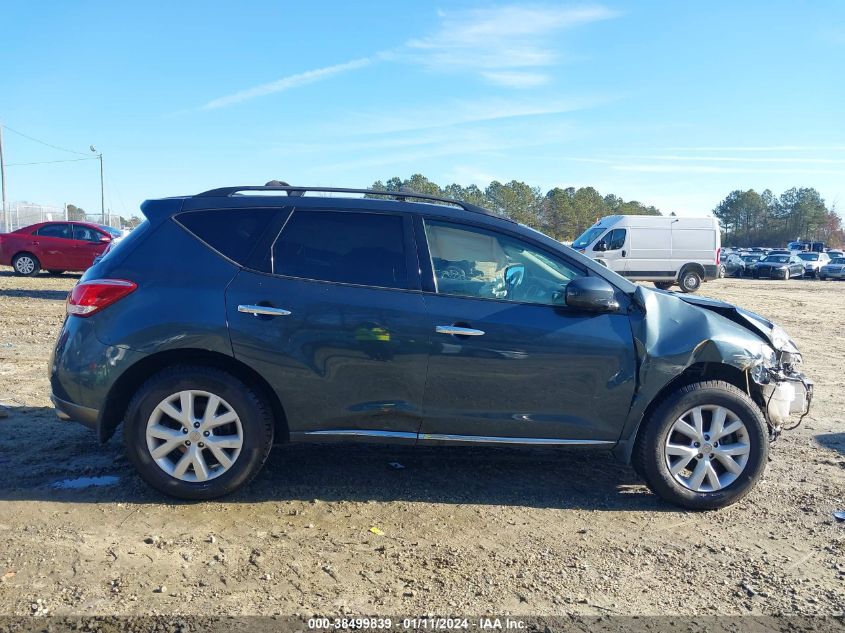 2012 Nissan Murano Sl VIN: JN8AZ1MW4CW214834 Lot: 38499839