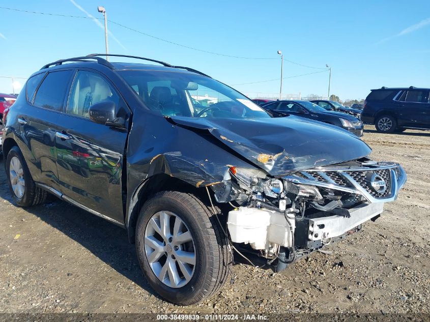 2012 Nissan Murano Sl VIN: JN8AZ1MW4CW214834 Lot: 38499839