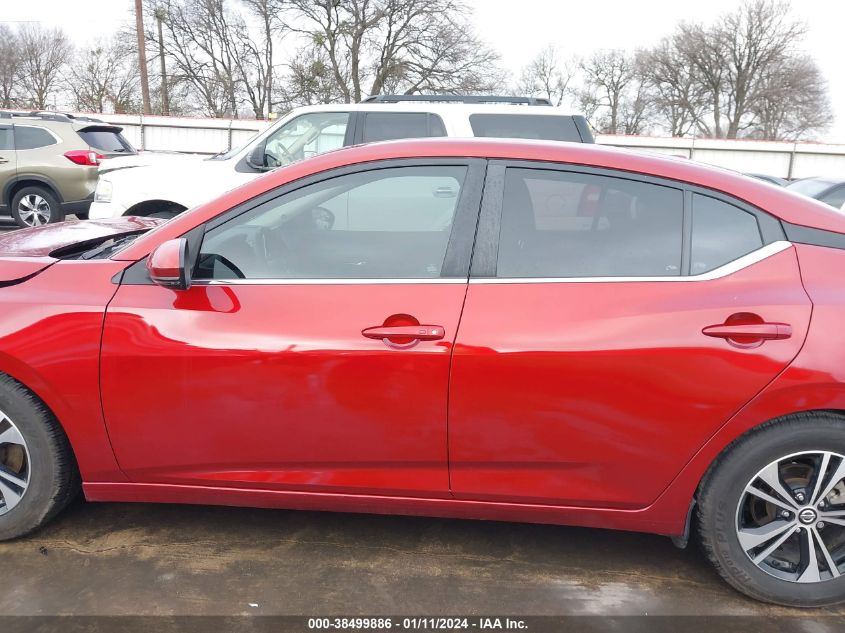 2020 Nissan Sentra Sv Xtronic Cvt VIN: 3N1AB8CV1LY282604 Lot: 38499886