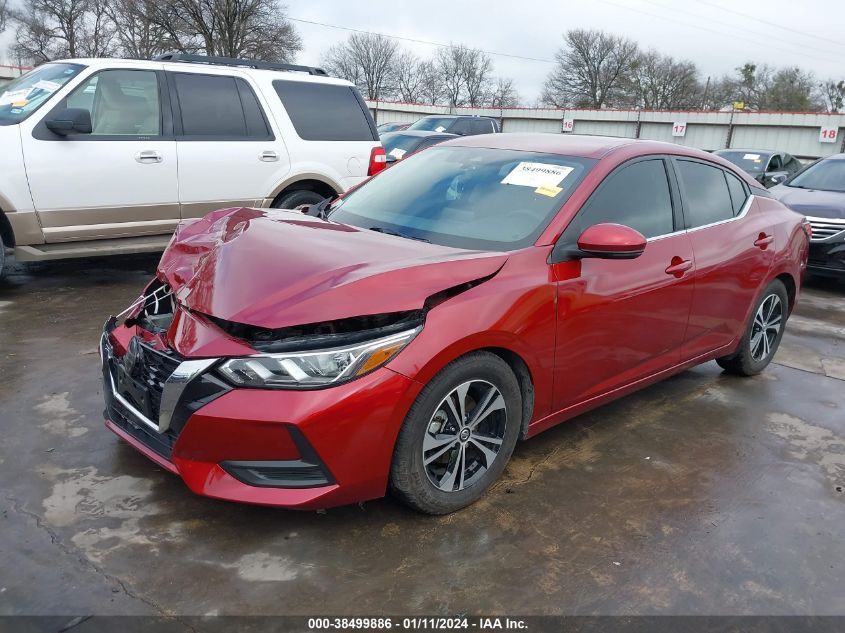 2020 Nissan Sentra Sv Xtronic Cvt VIN: 3N1AB8CV1LY282604 Lot: 38499886