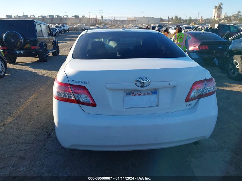 2010 Toyota Camry Le VIN: 4T4BF3EK1AR026296 Lot: 38500007