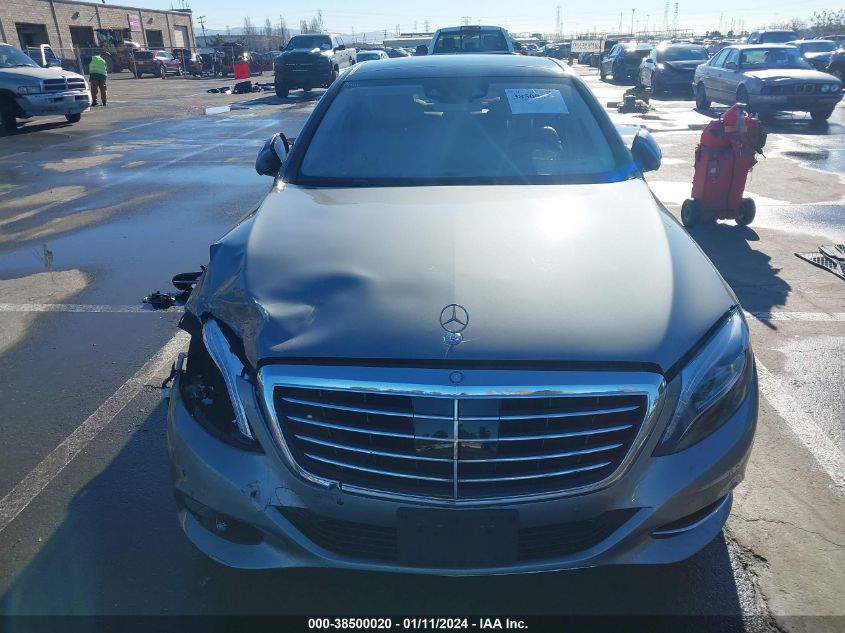 2015 Mercedes-Benz S 550 VIN: WDDUG8CB0FA181943 Lot: 38500020