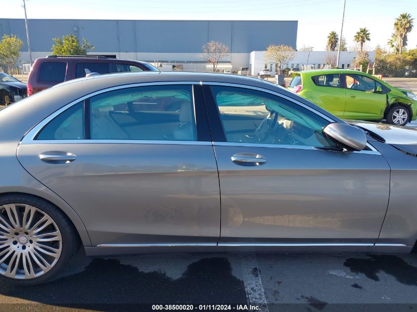 2015 Mercedes-Benz S 550 VIN: WDDUG8CB0FA181943 Lot: 38500020