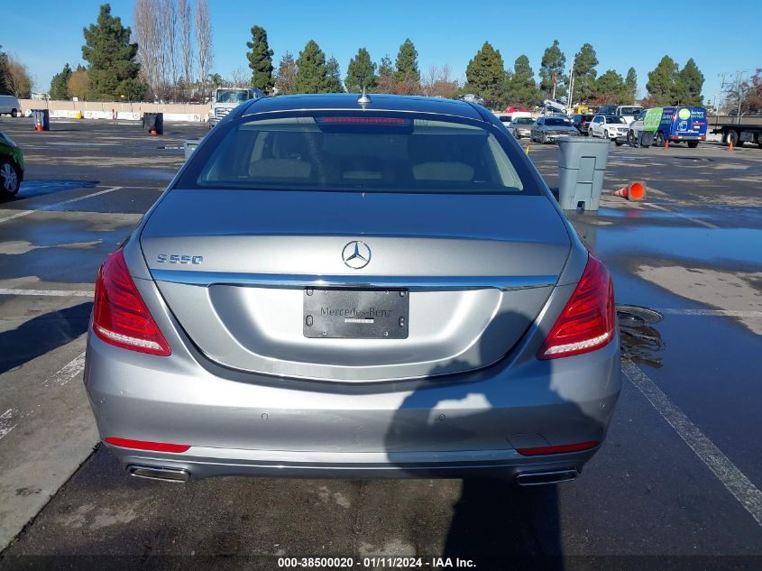 2015 Mercedes-Benz S 550 VIN: WDDUG8CB0FA181943 Lot: 38500020