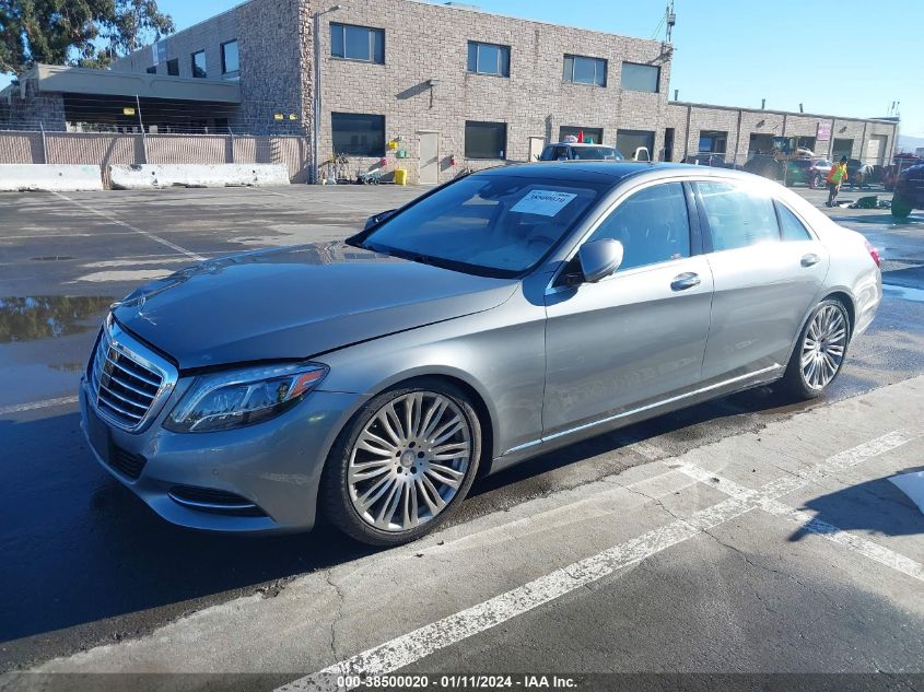 2015 Mercedes-Benz S 550 VIN: WDDUG8CB0FA181943 Lot: 38500020