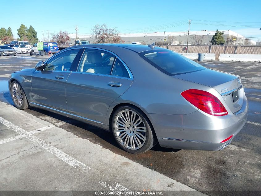 2015 Mercedes-Benz S 550 VIN: WDDUG8CB0FA181943 Lot: 38500020