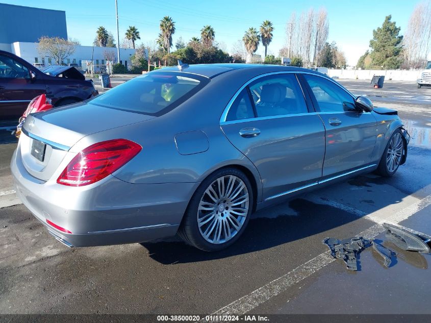 2015 Mercedes-Benz S 550 VIN: WDDUG8CB0FA181943 Lot: 38500020