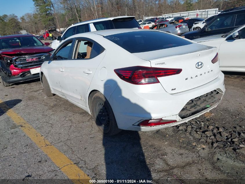 2019 Hyundai Elantra Se VIN: 5NPD74LF7KH470343 Lot: 38500100