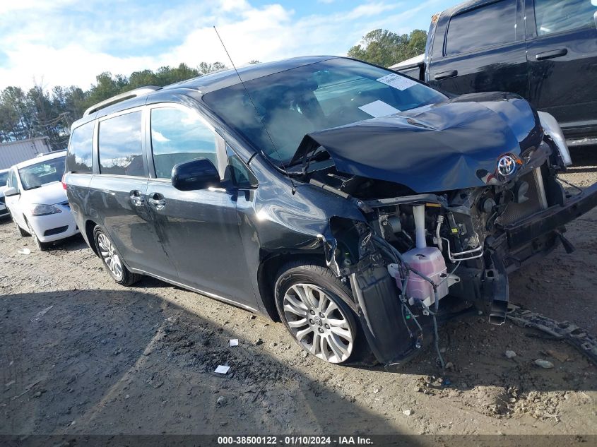 2013 Toyota Sienna Xle V6 8 Passenger VIN: 5TDYK3DC8DS387760 Lot: 38500122