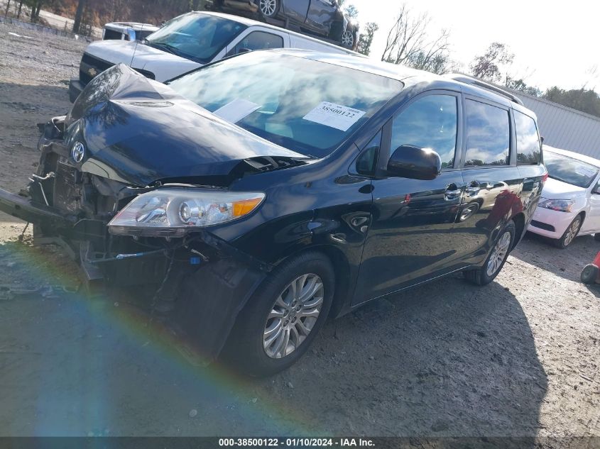 2013 Toyota Sienna Xle V6 8 Passenger VIN: 5TDYK3DC8DS387760 Lot: 38500122