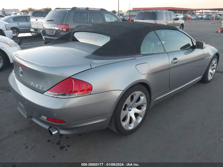 WBAEK73455B323749 2005 BMW 645Ci