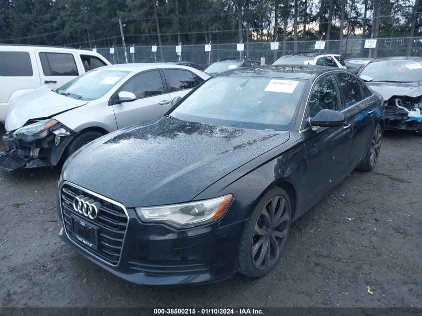 2014 Audi A6 2.0T Premium VIN: WAUGFAFC0EN100126 Lot: 38500215