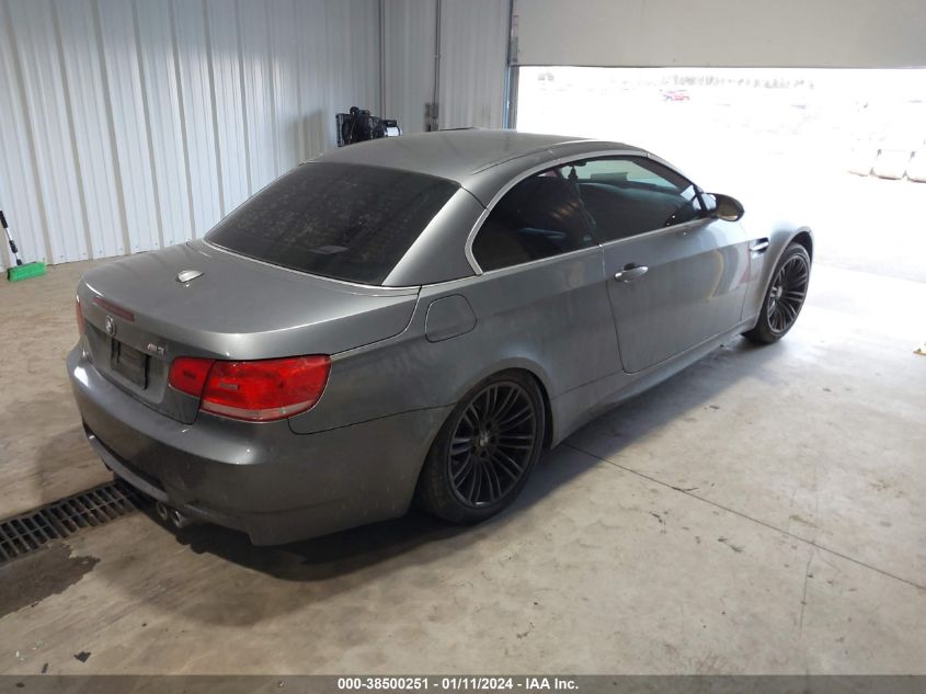 2008 BMW M3 VIN: WBSWL93538P331308 Lot: 38500251