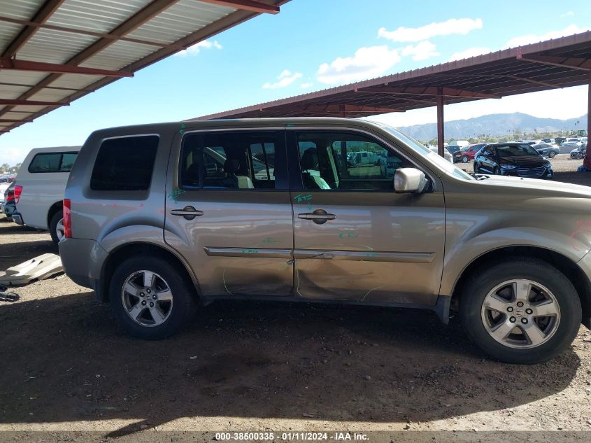 2009 Honda Pilot Ex-L VIN: 5FNYF386X9B010433 Lot: 38500335