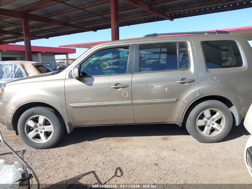 2009 Honda Pilot Ex-L VIN: 5FNYF386X9B010433 Lot: 38500335